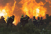 Mueren seis brigadistas en incendios de Chile