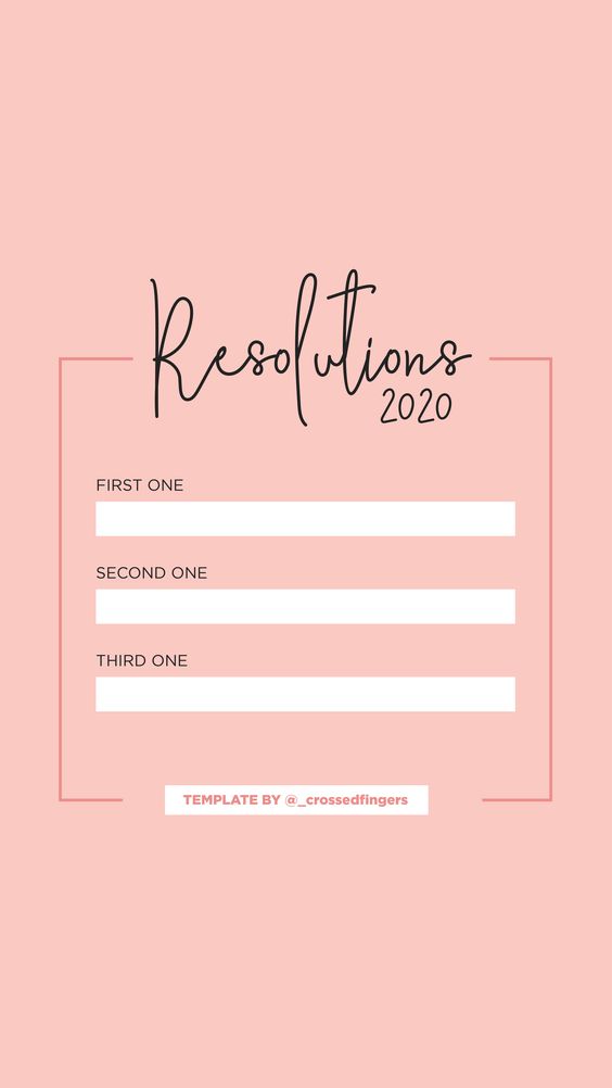free instagram story template new year 2020