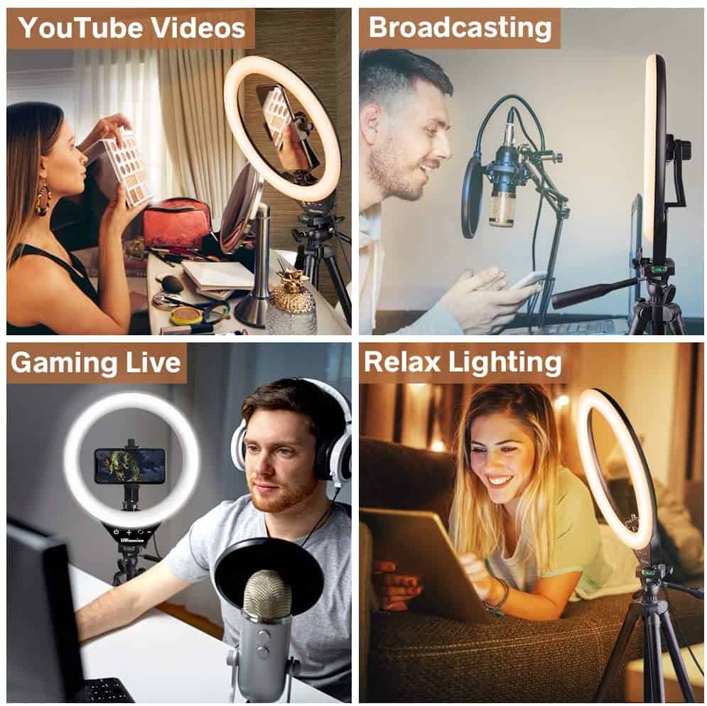 Ubeesize 10'' led ring light Review (2020) Techno Hub