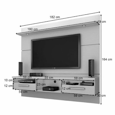 Diseños de muebles para la Televisión PLANOS