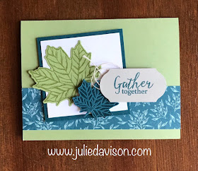 Stampin' Up! Gather Together Fall Autumn Card ~ 2019 Holiday Catalog ~ www.juliedavison.com