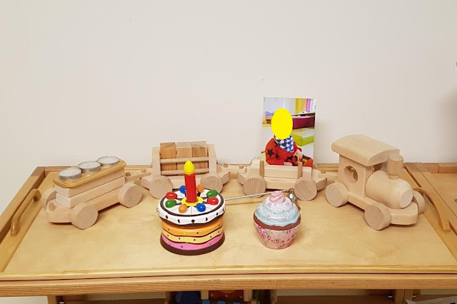 Die Geburstagsfeier in der Krippe