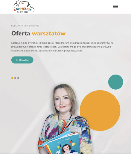 Oferta moich warsztatów, informacja o mnie, mojej metodzie pracy i publikacjach