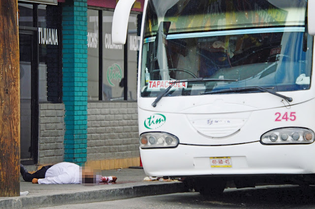 Ejecutan a un chofer de autobús en Mexicali