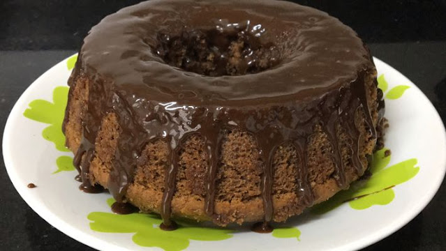 Receita de domingo; Bolo de chocolate de liquidificador