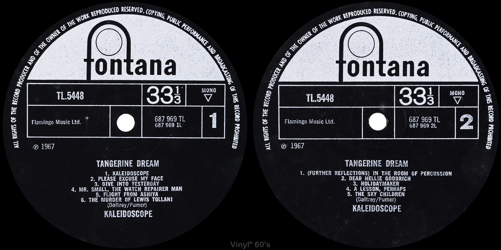 1967 Tangerine Dream Kaleidoscope Rockronología