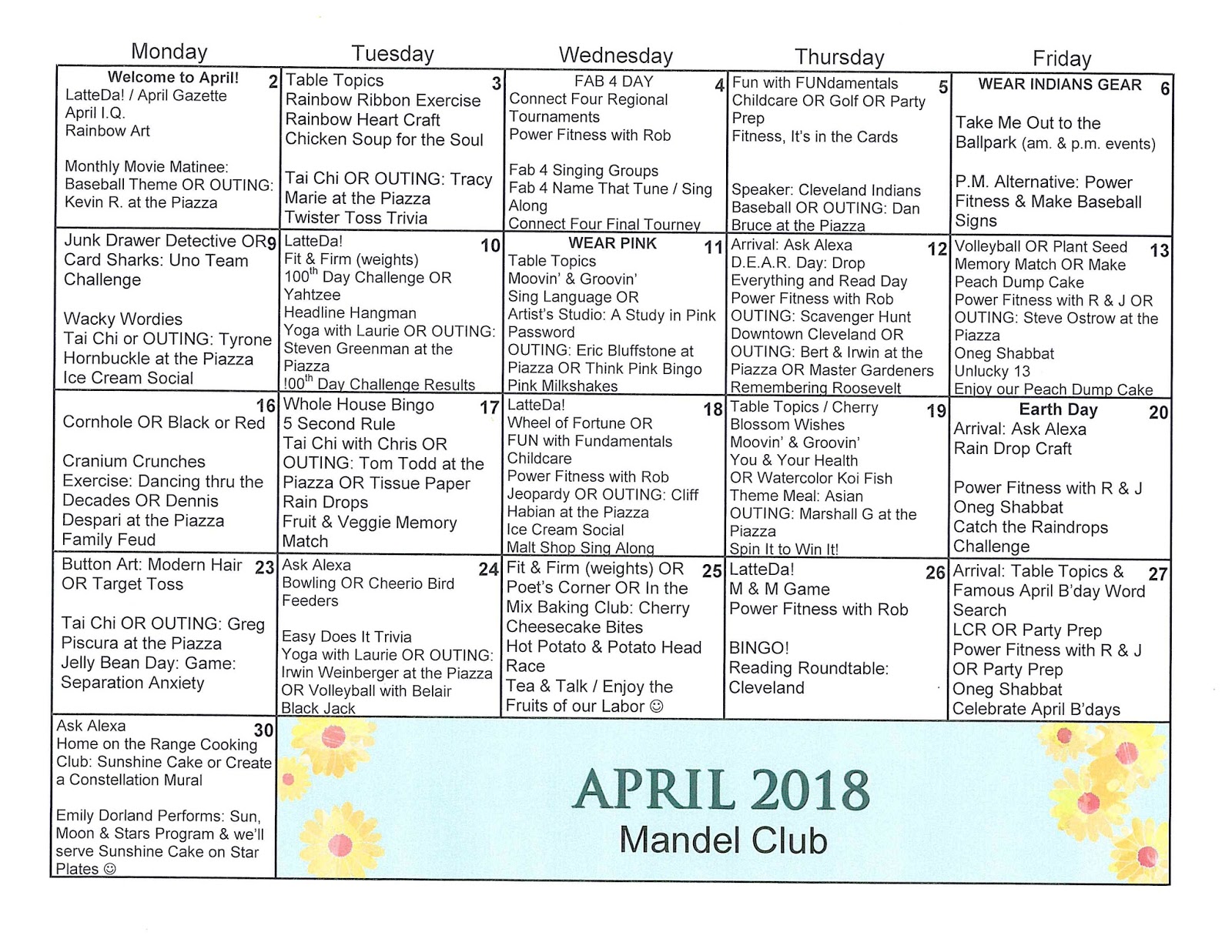 Menorah Park's Mandel Adult Day Center in Cleveland, Ohio