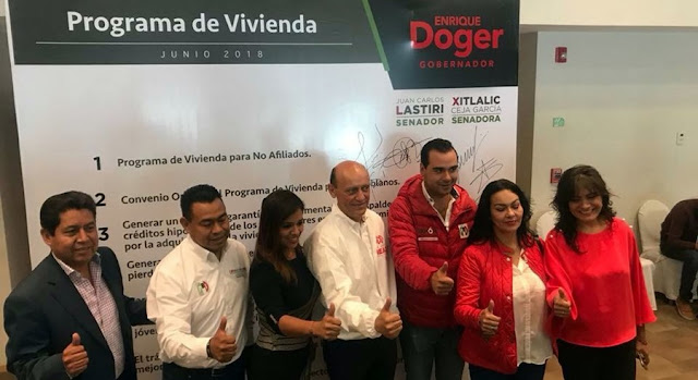 Presenta Enrique Doger oportunidad de vivienda para trabajadores informales