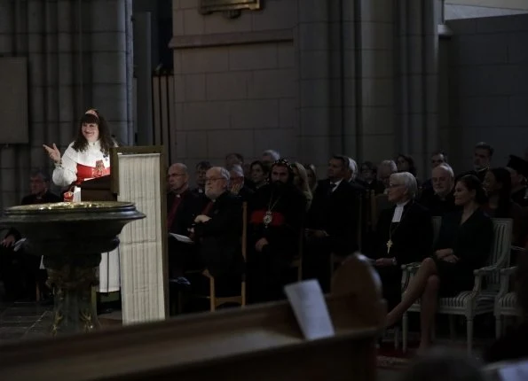 Crown Princess Victoria attended the meeting of Swedish Church Committee 2017 (Kyrkomötet 2017) at Uppsala Cathedral