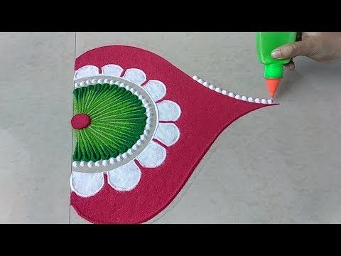 simple and easy rangoli designs with dots for home