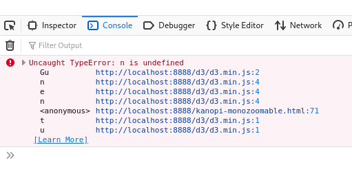 Uncaught exception undefined. Консоль браузера. Ошибка JAVASCRIPT В консоли браузер.