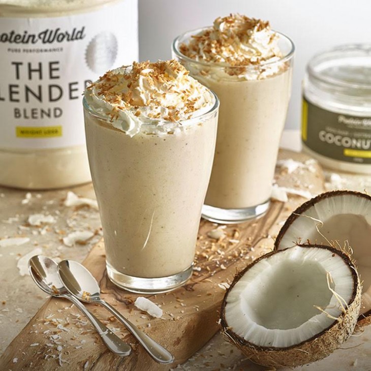 Creamy Coconut Smoothie for Helps with weight loss by increasing