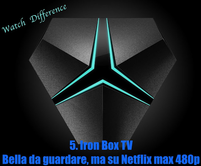 Iron TV Set Top Box ottimo per Netflix dal bel design