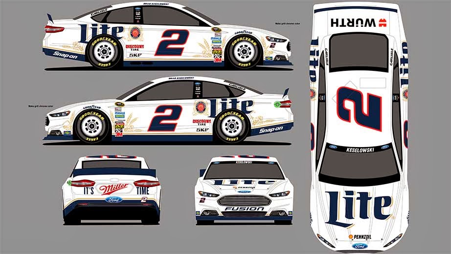 Behind the Wall 2014 NASCAR Paint Scheme's