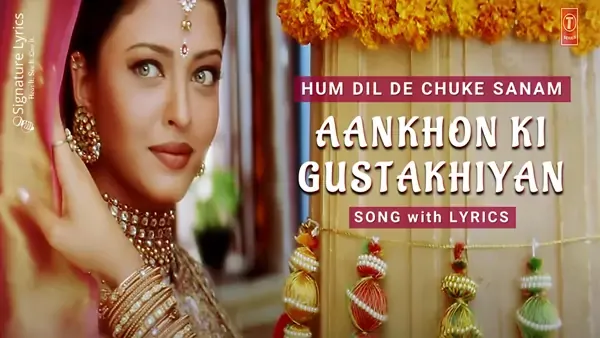 Aankhon Ki Gustakhiyan Maaf Ho Lyrics - Hum Dil De Chuke Sanam | Kavita Krishnamurthy, Kumar Sanu