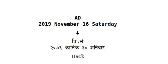 English to Nepali Date Converter English to Nepali Date Converter