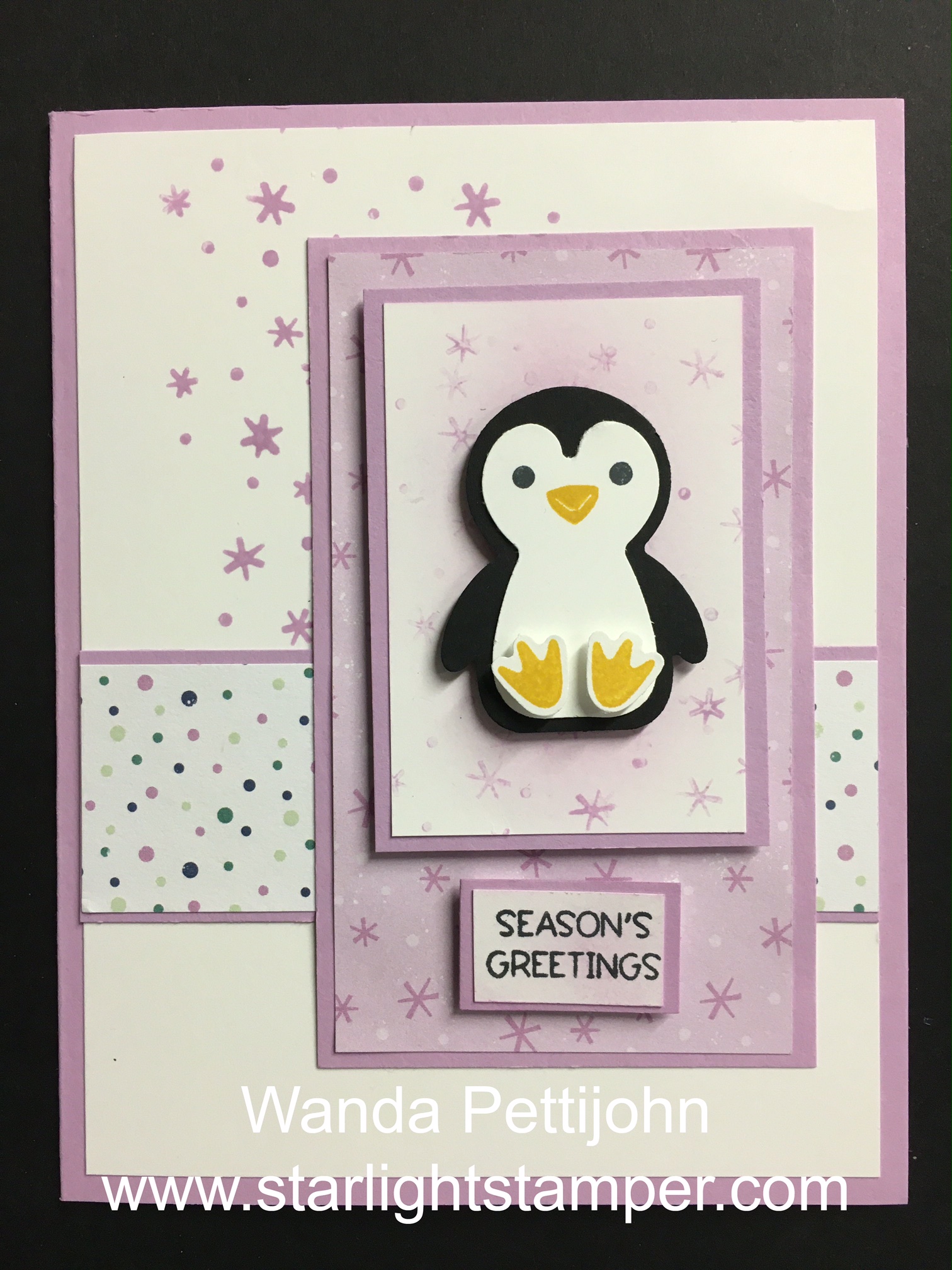 My Creative Corner! Penguin Place, Christmas Card, 2021 Stampin' Up