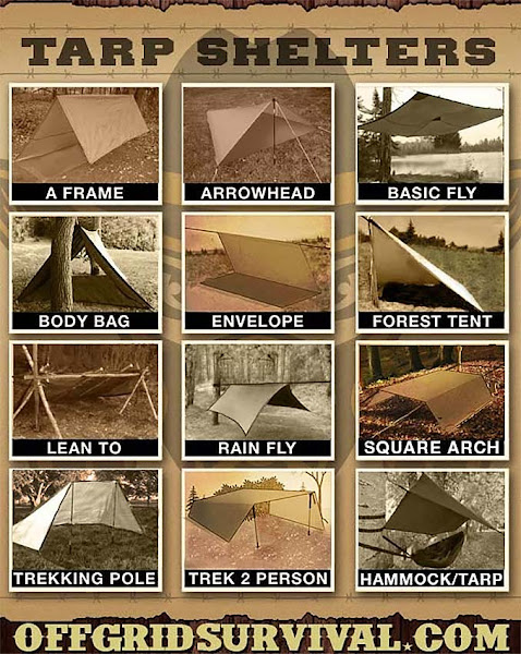 Survival Tarp Shelters: Why A Tarp is one of the Best Things you Can Carry