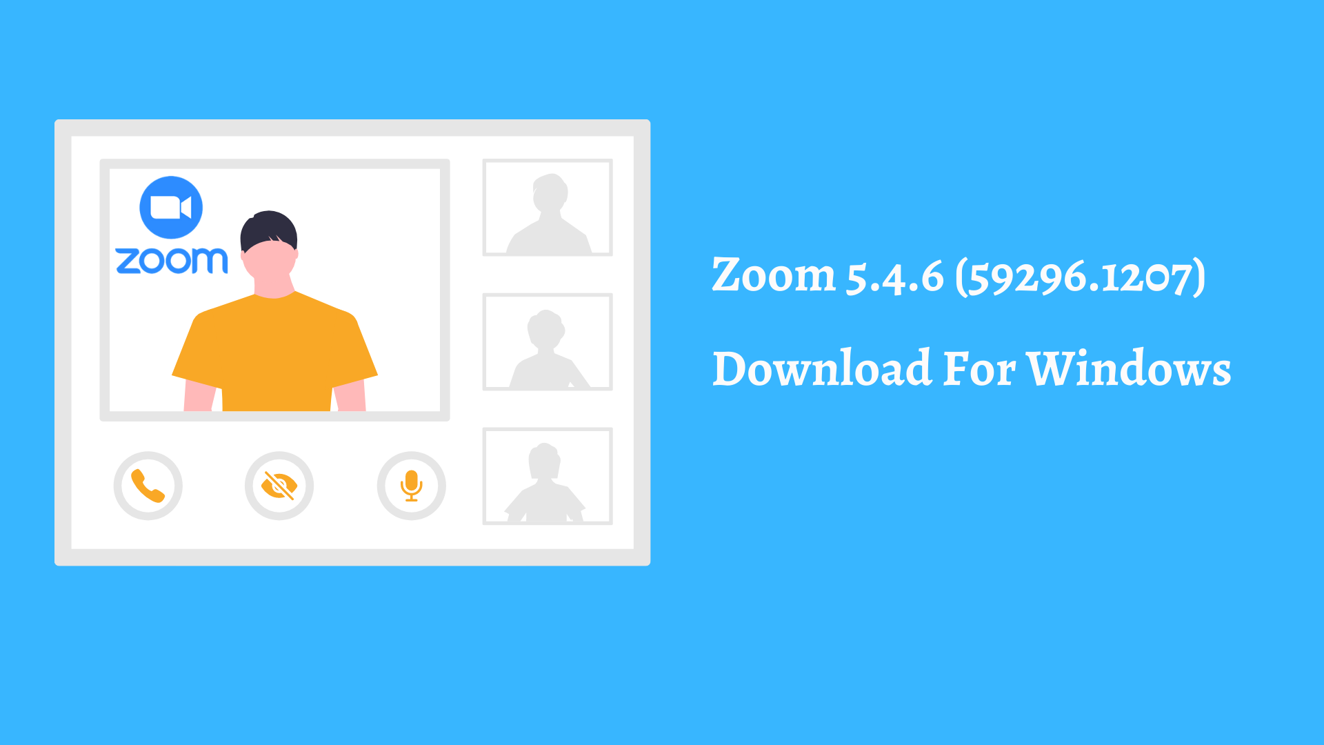 Zoom 5.4.6 (59296.1207) Download For Windows