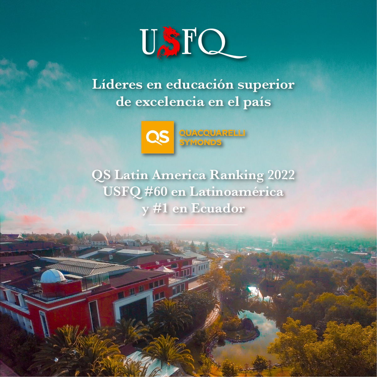 USFQ entre las 60 universidades más destacadas de América Latina