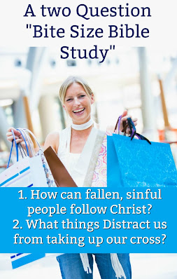 A short Bible study addressing our need to take up our cross and follow Christ. #BibleStudy