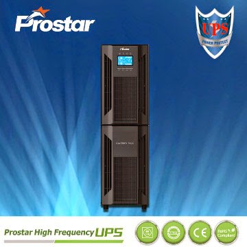 Prostar high frequency online ups power 6kva with back up battery