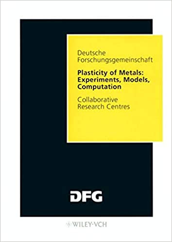 Plasticity of Metals: Experiments, Models, Computation. Collaborative Research Centres