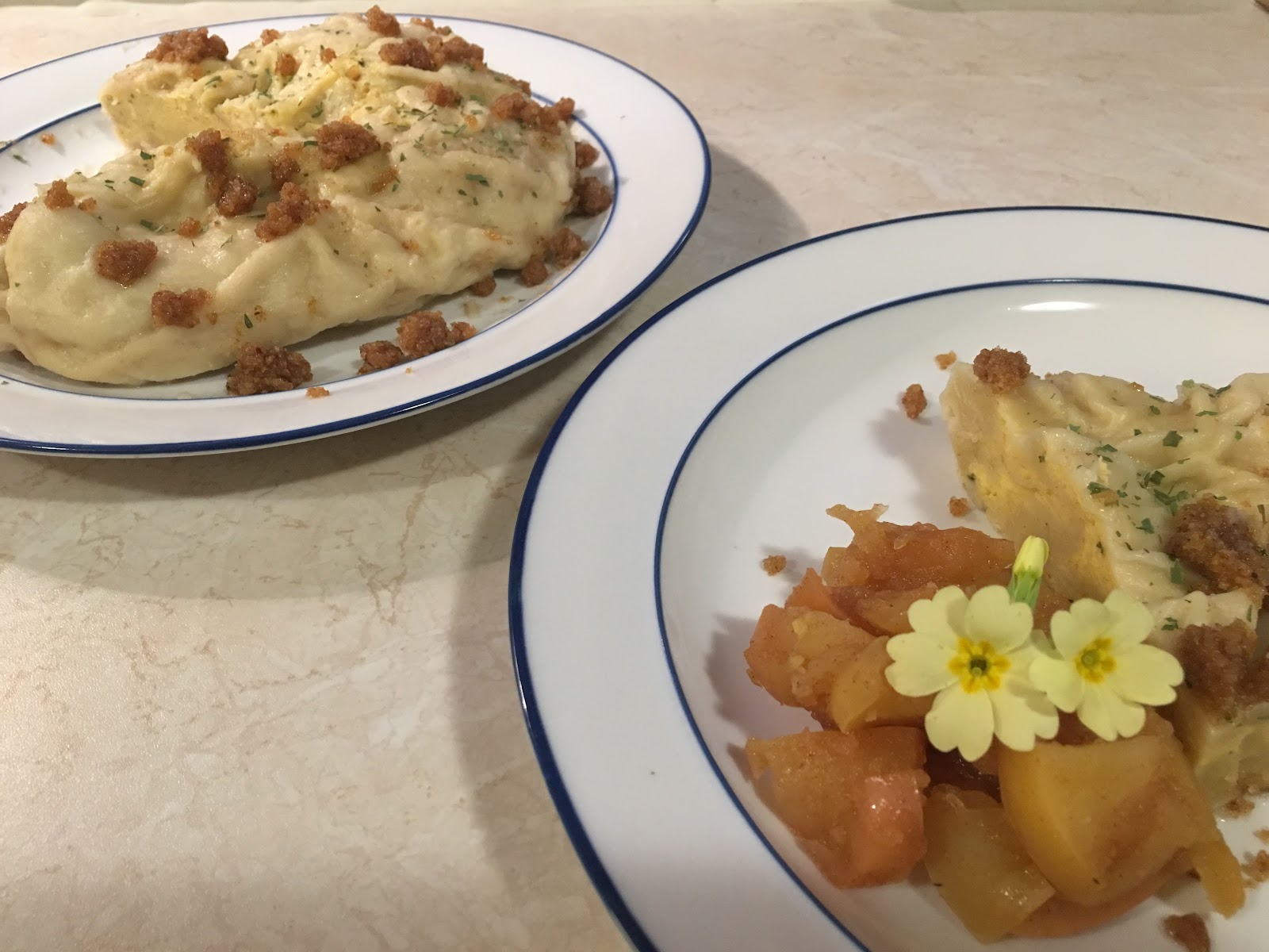 HOMEMADE SLOVENIAN FOOD SLOVENIAN TRADITIONAL ROLLED DUMPLINGS WITH