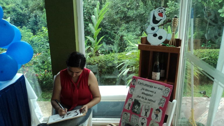 Caricaturas en vivo en Panamá