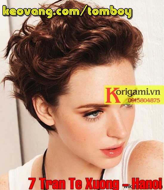 KIỂU TÓC NGẮN TOMBOY ĐẸP DÀNH CHO GƯƠNG MẶT TRÒN MŨM MĨM