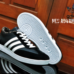 jenis sepatu adidas neo hitam putih - Sepatu Model Terbaru Wanita