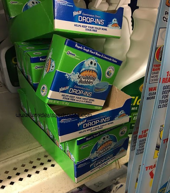 WNY Deals and ToDos Dollar Tree Scrubbing Bubbles DropIns just 0.50 with printable coupon