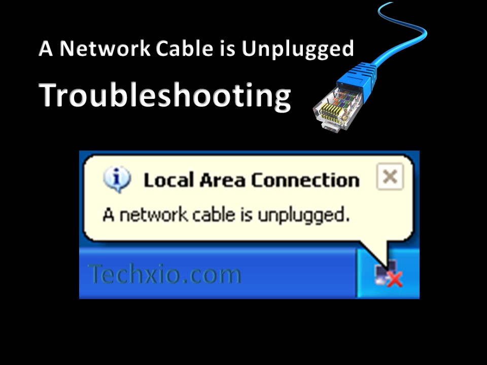 troubleshooting of network cable
