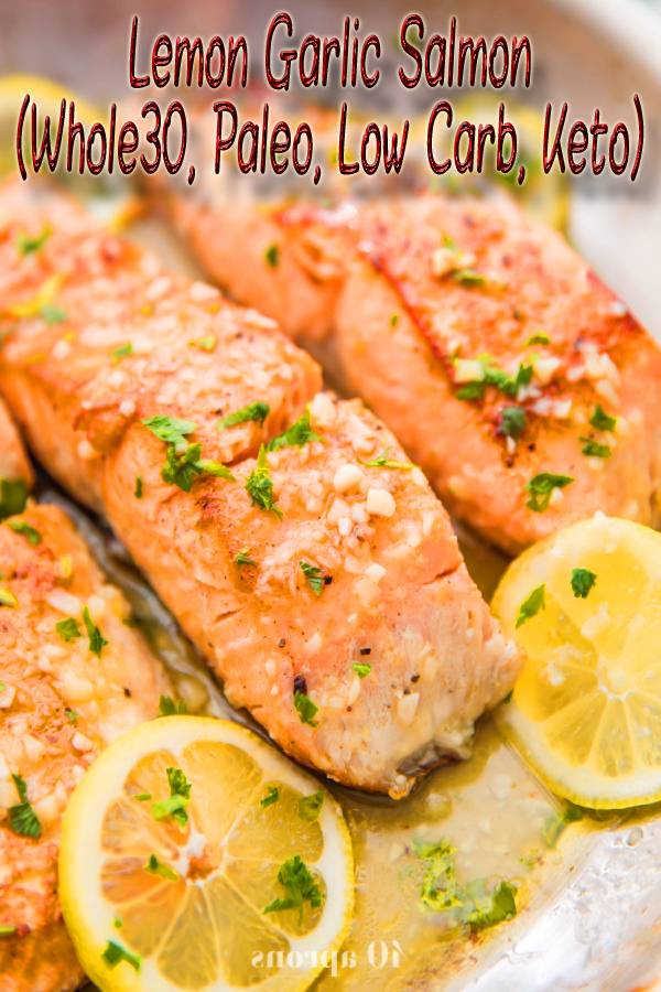Lemon Garlic Salmon (Whole30, Paleo, Low Carb, Keto) Masakan Ibu