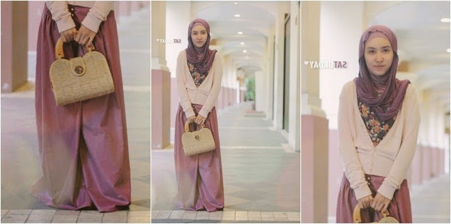4 Model Busana Hijab Trendy untuk kuliah Fashion Gaya 