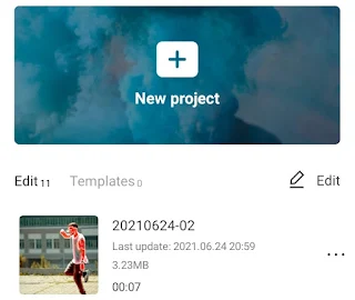 create a new project