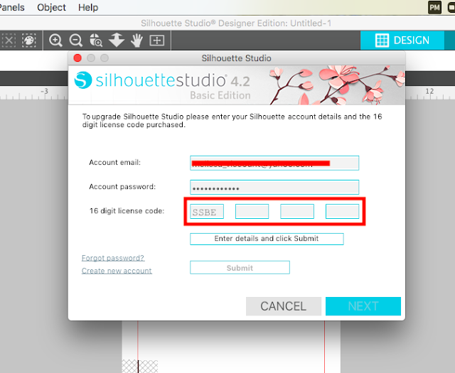 Install Silhouette Studio Designer Edition (DE+ or Business) on Second