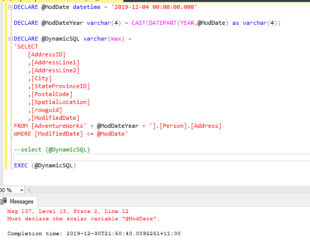sp_executesql Let's learn How to Use It