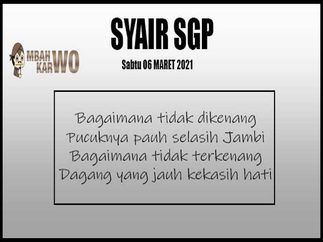 forum syair sgp