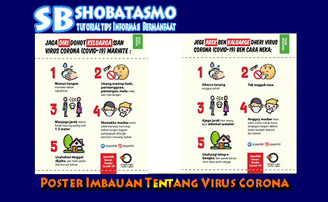 Contoh Gambar  Poster  Himbauan Tentang  Virus  Corona  Mudah 