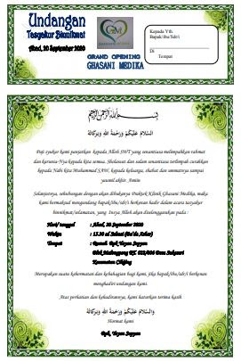 Undangan Syukuran Rumah Baru - IMAGESEE