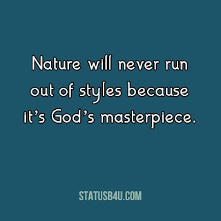 Best Nature Status for Facebook