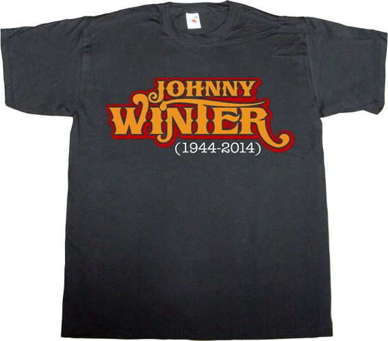 johnny winter blues rock texas live music music classics tribute t-shirt ephemeral-t-shirts
