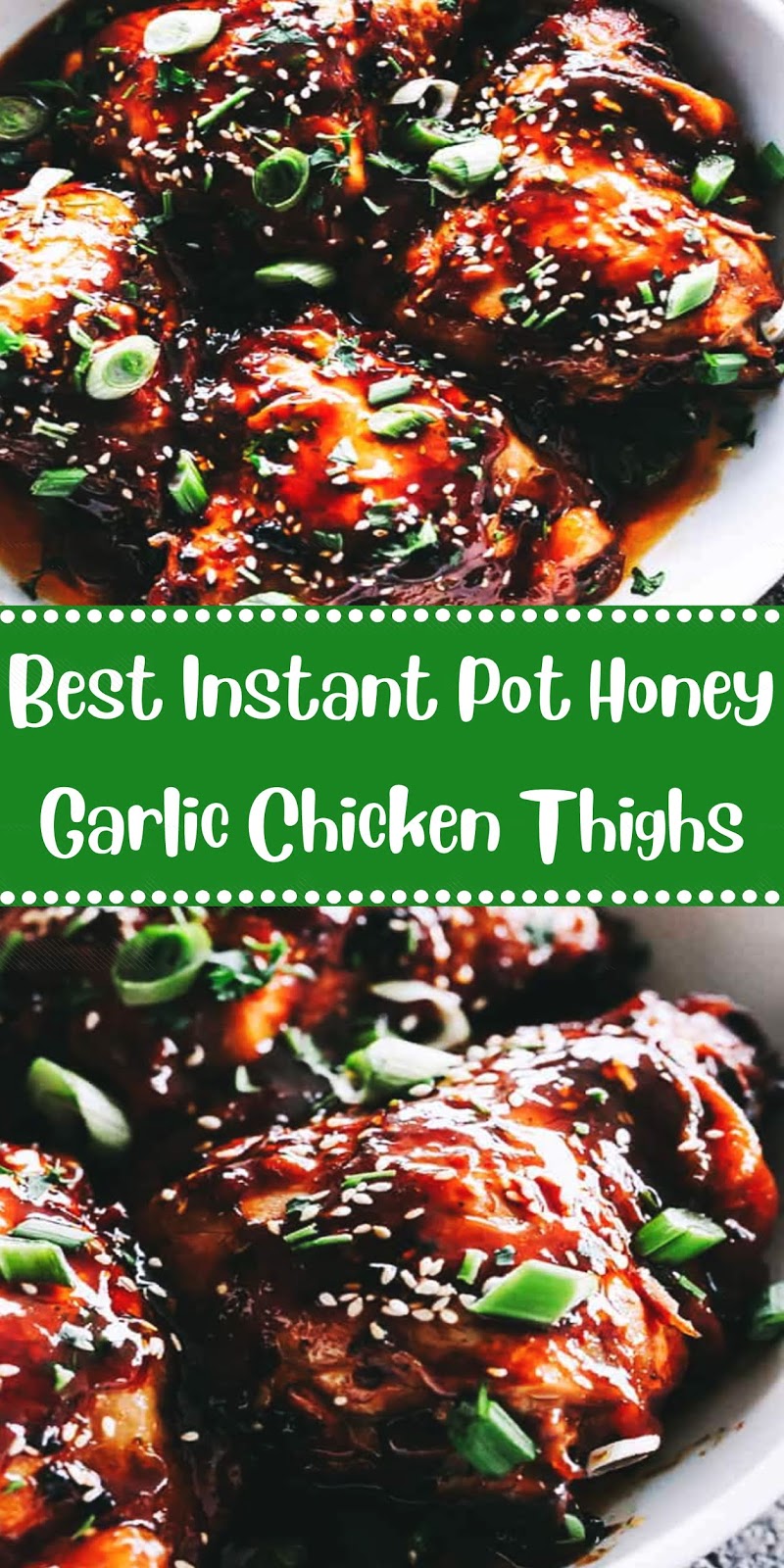 Best Instant Pot Honey Garlic Chicken Thighs Recipe Arborio Steffi