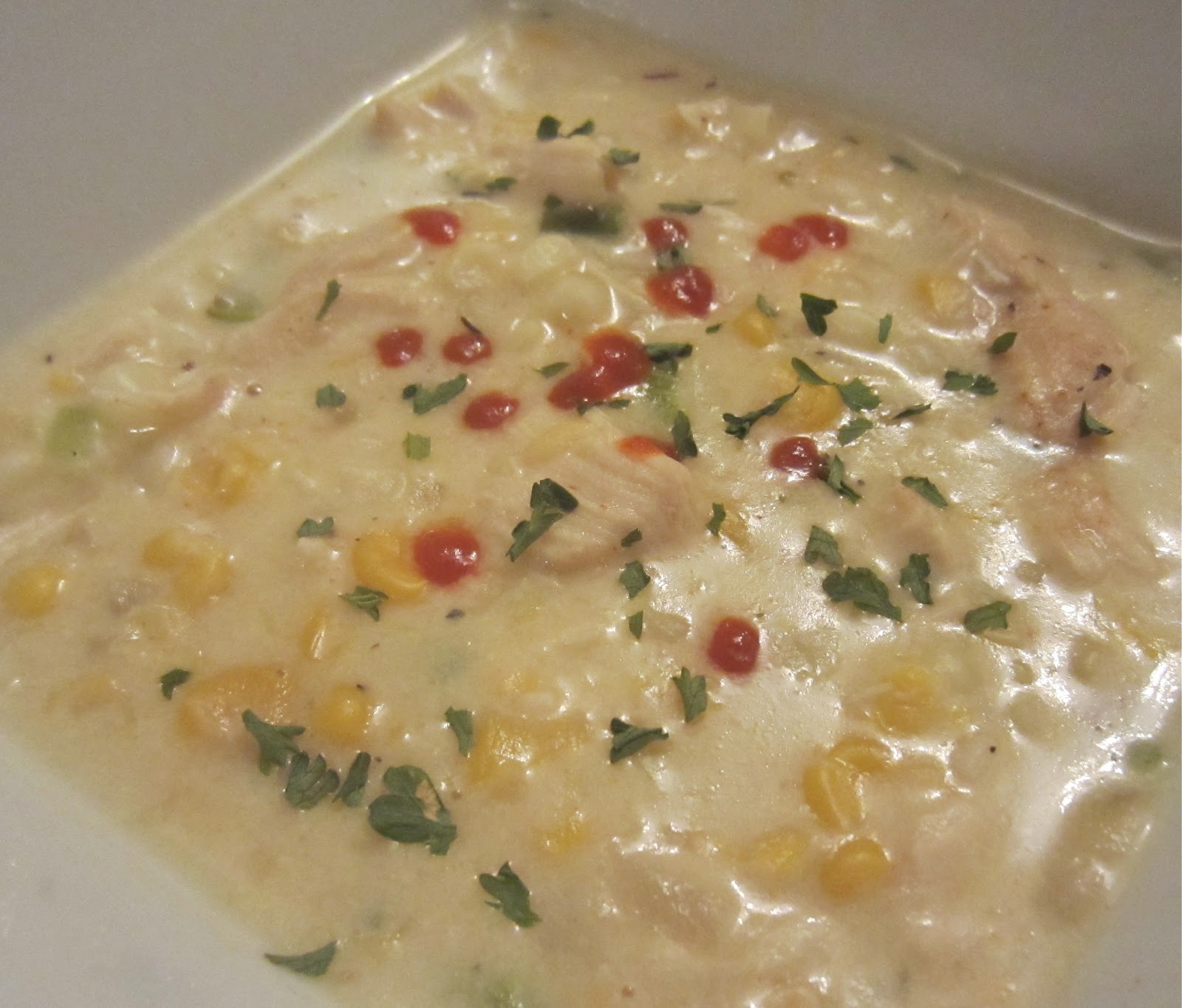 Little Mommy, Big Appetite Light Chicken Corn Chowder