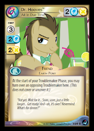 My Little Pony Dr. Hooves, All in Due Time High Magic CCG Card