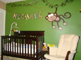 Dormitorios de bebé tema la jungla - Ideas para decorar dormitorios
