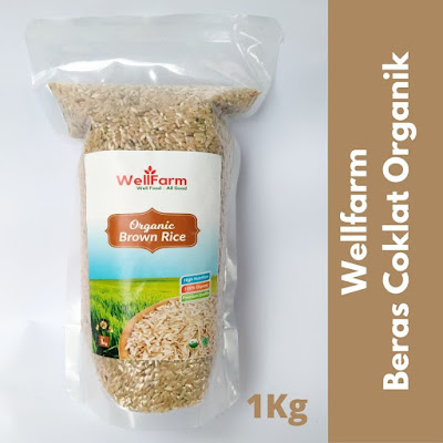 beras coklat organik