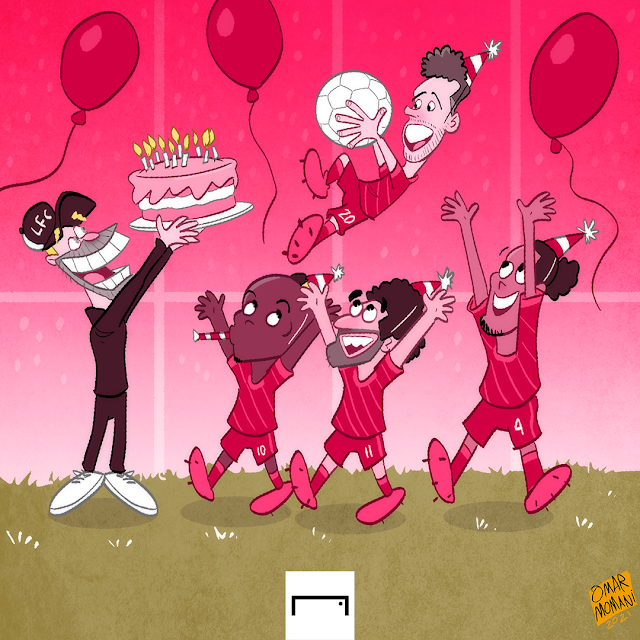 Omar Momani cartoons: Happy birthday Diogo Jota