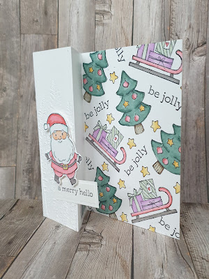 Be jolly Stampin up easy Christmas card